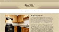 Desktop Screenshot of baywoodsapts.com